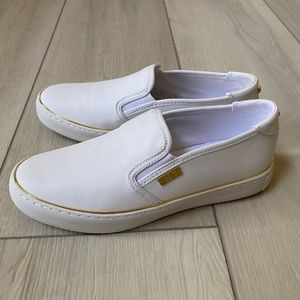 White GBG Guess loafer sneakers